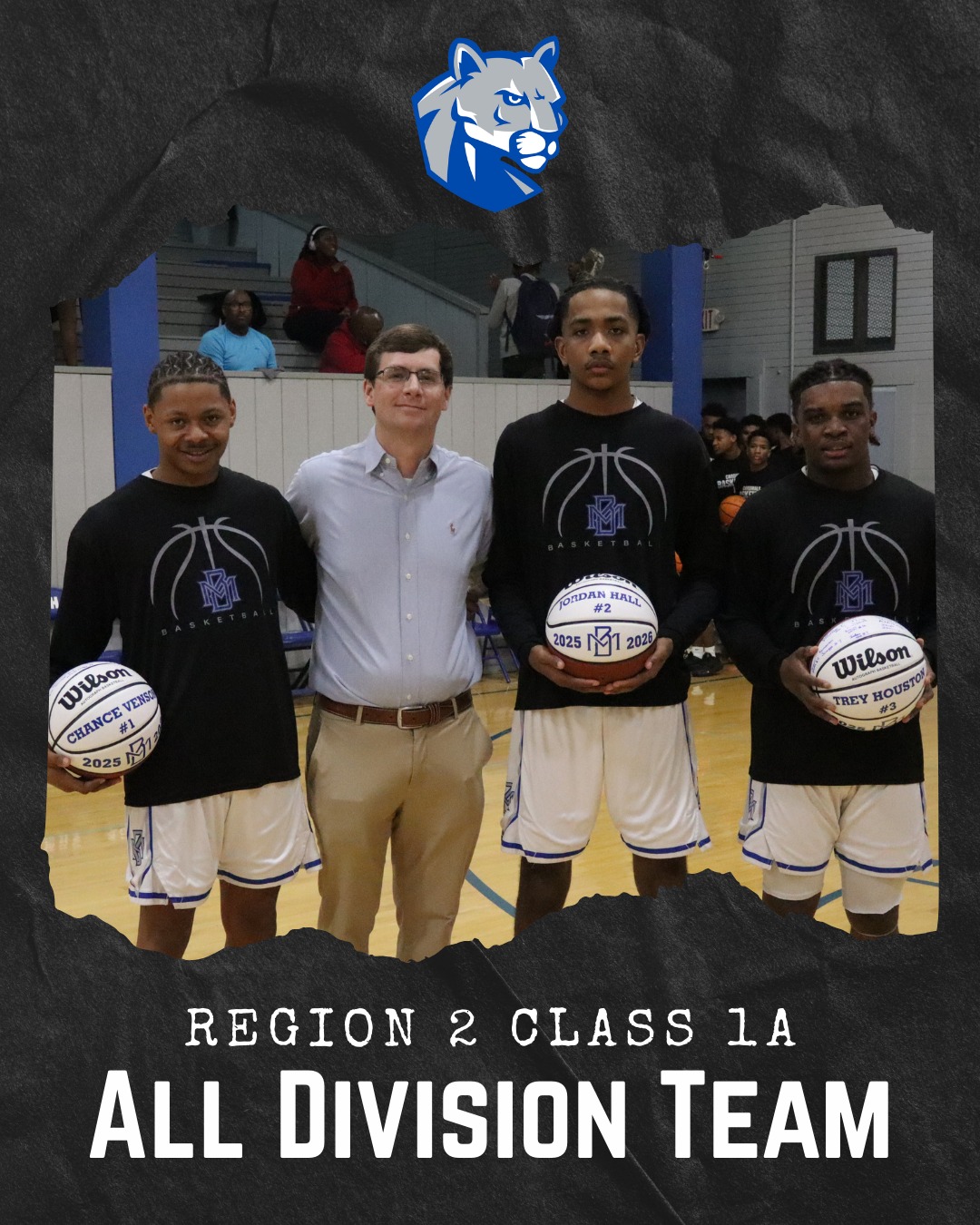 Three Blue Mountain Cougars Earn Region 2 Class 1A All-Division Honors