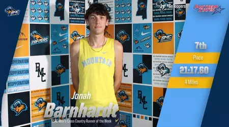 Barnhardt Named SSAC Men's Cross Country Runner of the Week