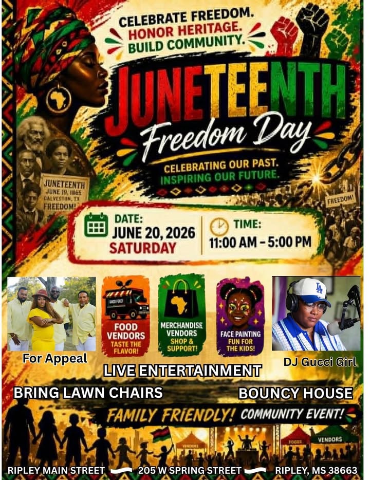 MLK Dream Team Announces First Juneteenth Freedom Day Celebration in Ripley