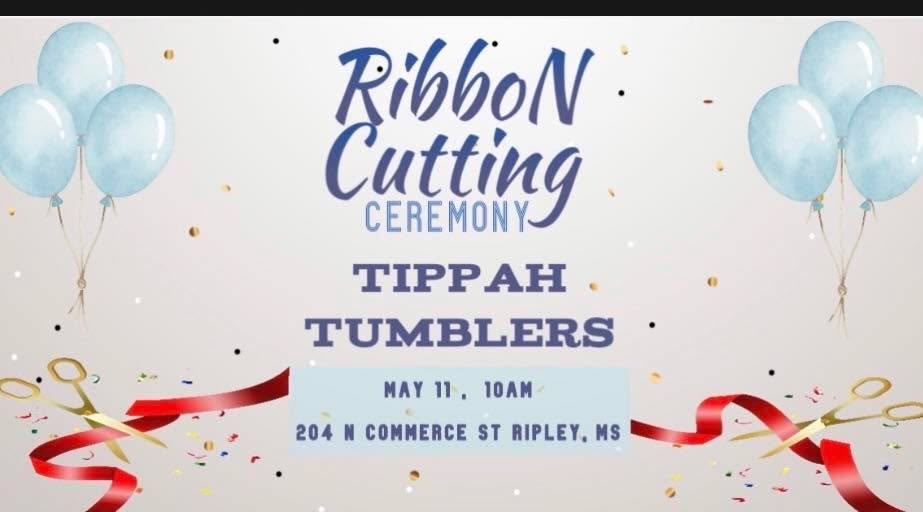 Tippah Tumblers Opens Downtown: Ripley Celebrates New Business with Ribbon Cutting Ceremony