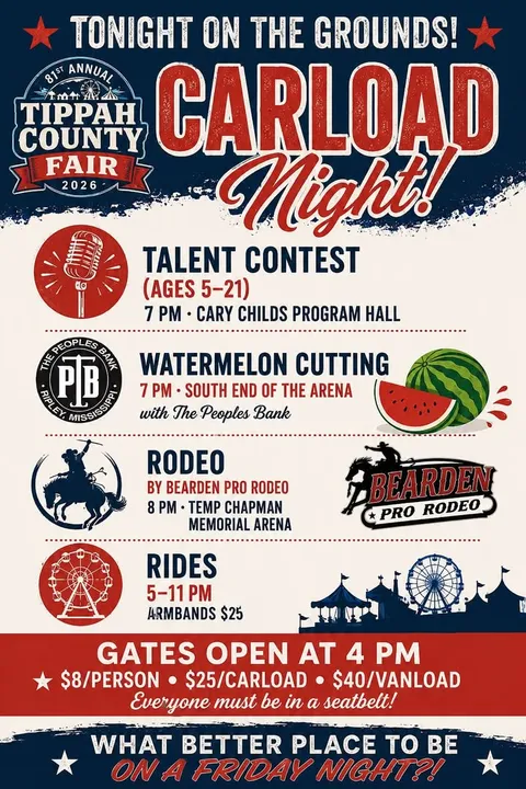 A Night of Tradition and Family Fun Awaits at Tippah County Fair